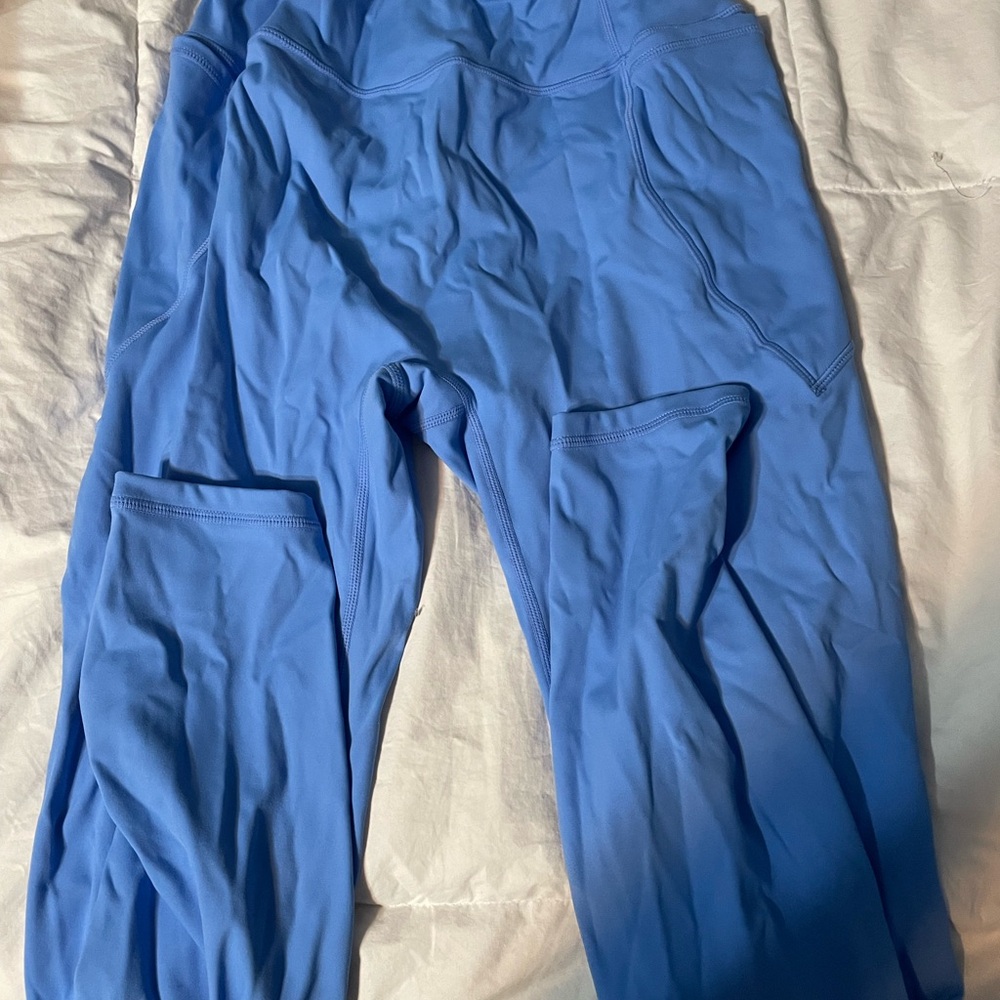J80 Fit Blue Athletic Leggings